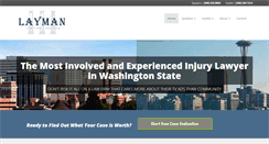 Desktop Screenshot of laymanlawfirm.com